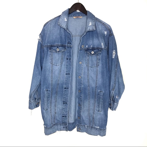 highway jeans long denim jacket